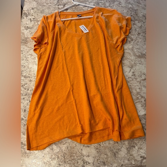 Women’s Old Navy V Neck Tee Shirt Short Sleeve Large NWT - Picture 4 of 9